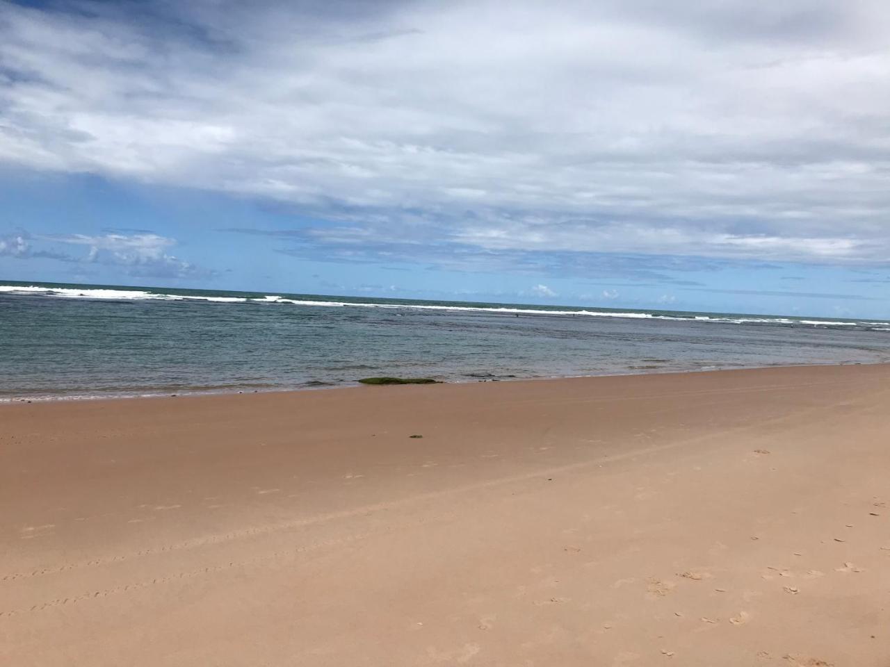 Flat Guarajuba Beira Da Praia Pe Na Areia Екстериор снимка
