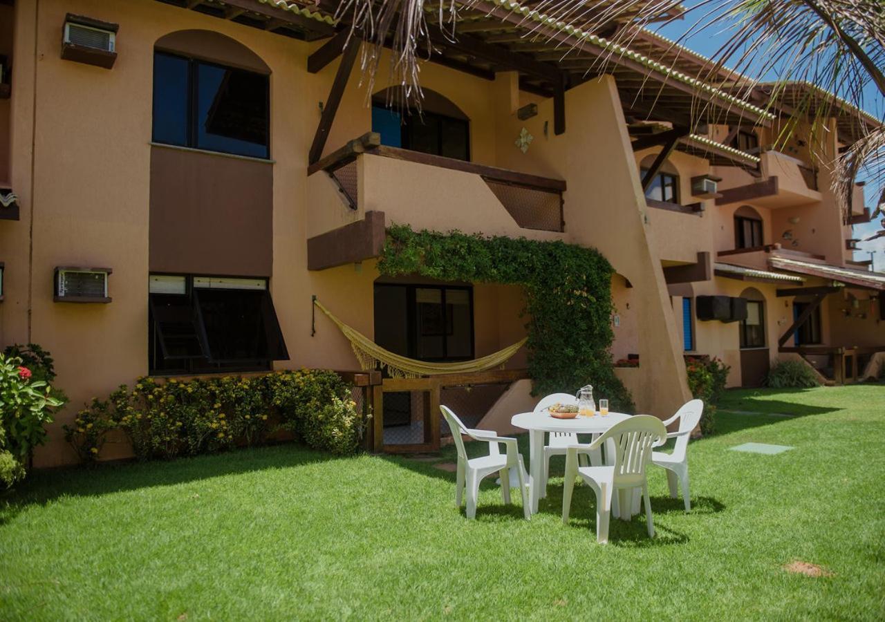 Flat Guarajuba Beira Da Praia Pe Na Areia Екстериор снимка