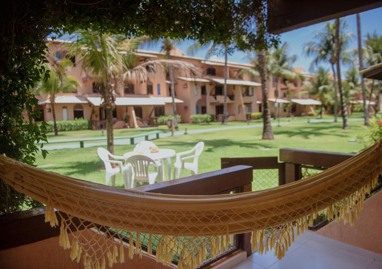 Flat Guarajuba Beira Da Praia Pe Na Areia Екстериор снимка