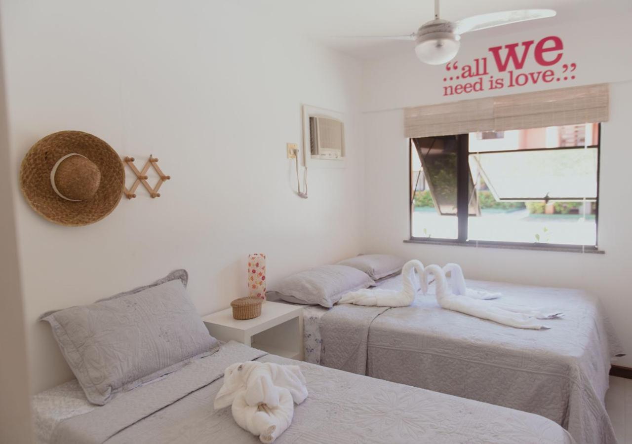 Flat Guarajuba Beira Da Praia Pe Na Areia Екстериор снимка