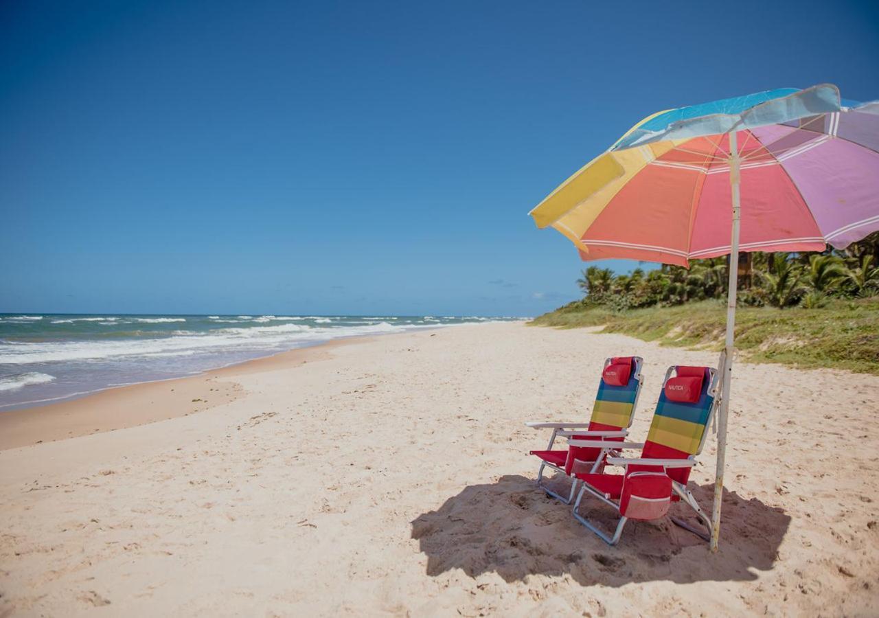 Flat Guarajuba Beira Da Praia Pe Na Areia Екстериор снимка