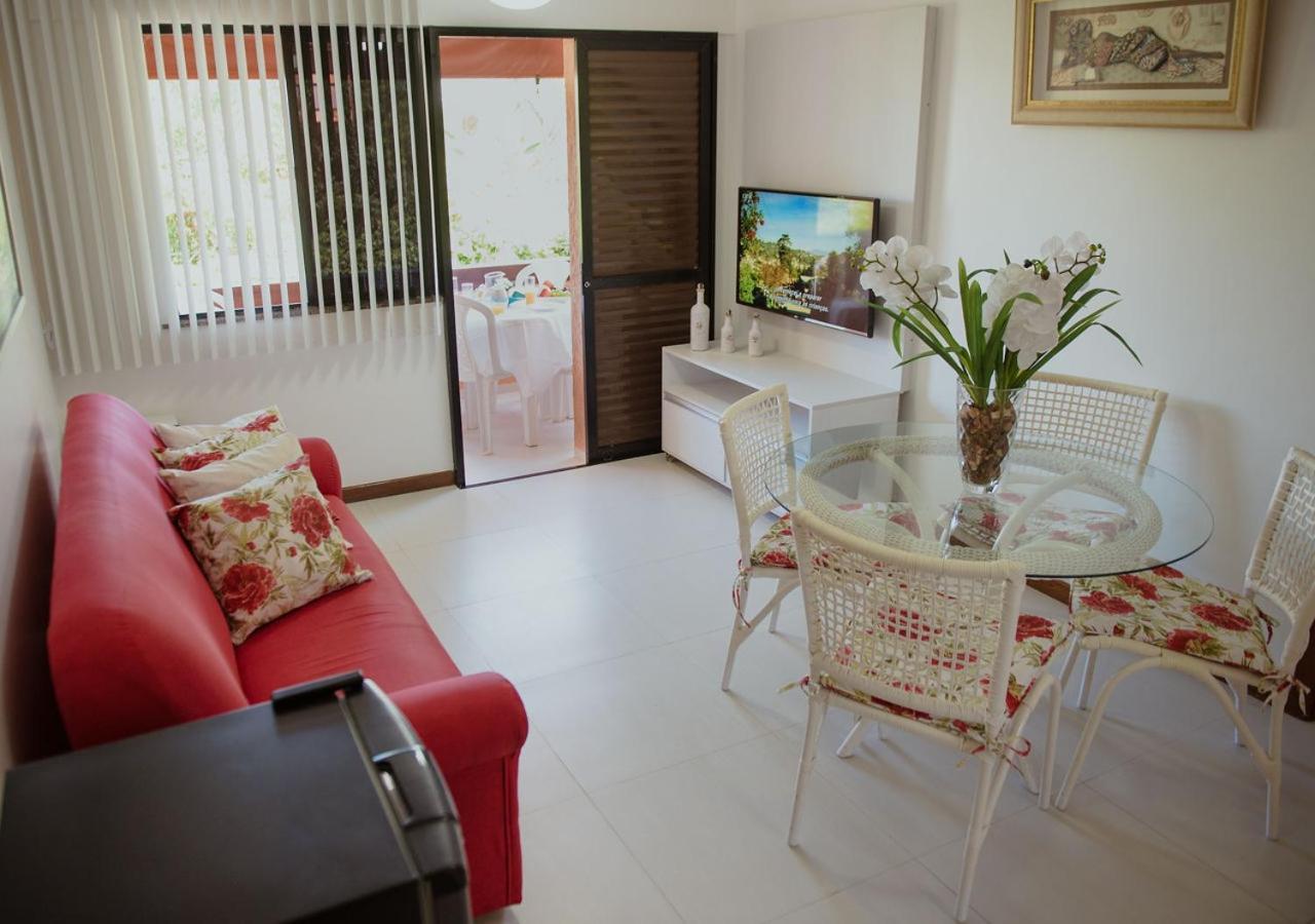 Flat Guarajuba Beira Da Praia Pe Na Areia Екстериор снимка
