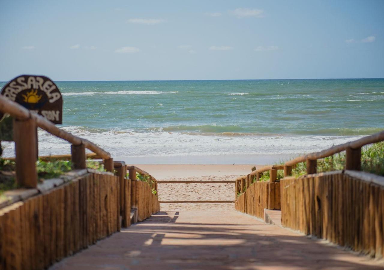 Flat Guarajuba Beira Da Praia Pe Na Areia Екстериор снимка